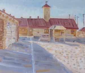 Пранав Саклани картина «Дом станционного смотрителя»